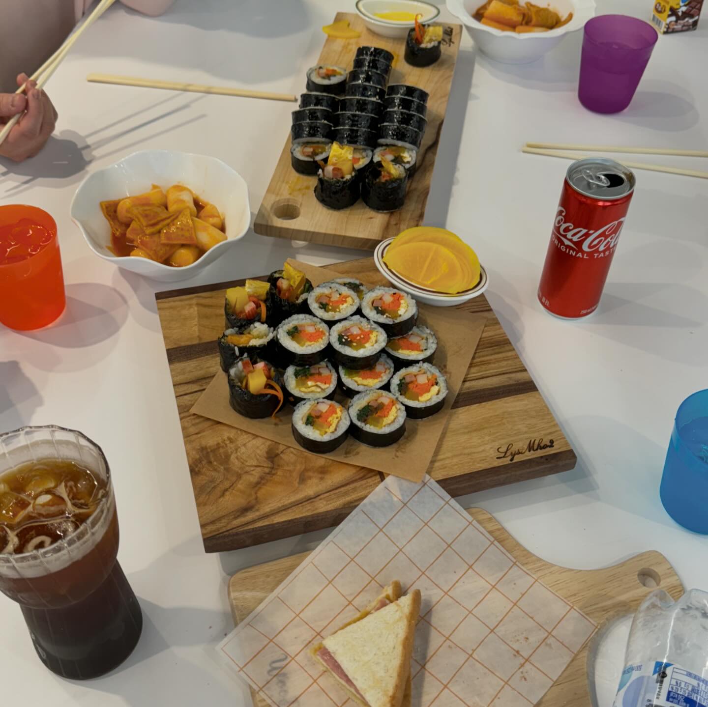 집앞 #김밥맛집 🥪🍹
#주말스타트〰️