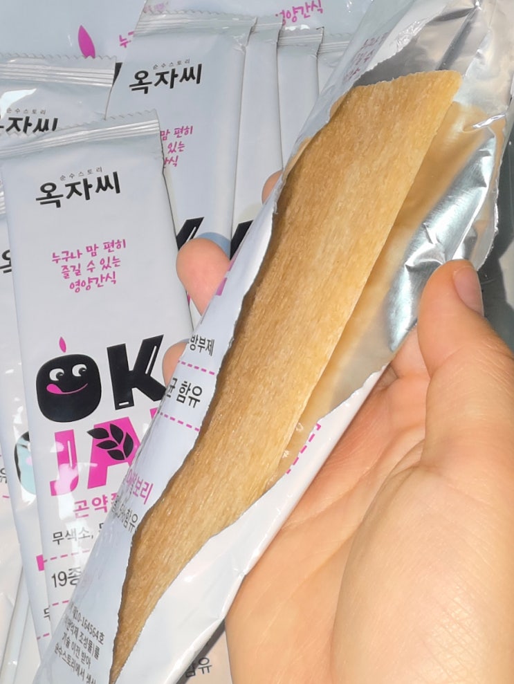 순수스토리 옥자씨 곤약쫀드기 다이어터 간식 추천, 저칼로리 간식으로 입터짐 방지한 후기