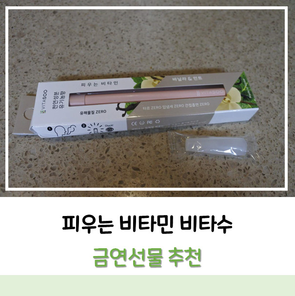 [금연선물 추천] 담배 대신 피우는 비타민 비타스틱 피우세요~