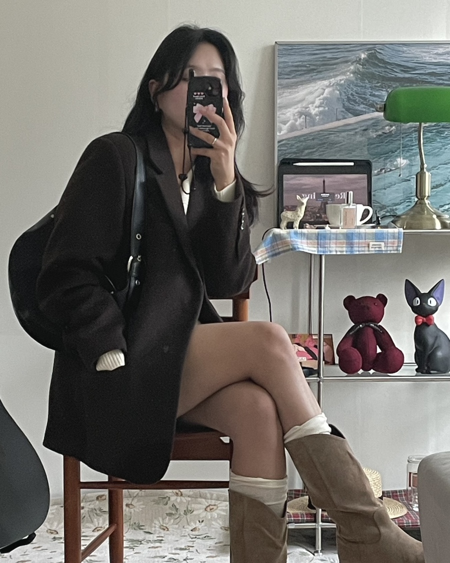 애정 가득 담은 패션리뷰가 필요하시다면! 우디한 무드/자연스러운 리뷰🧺 3