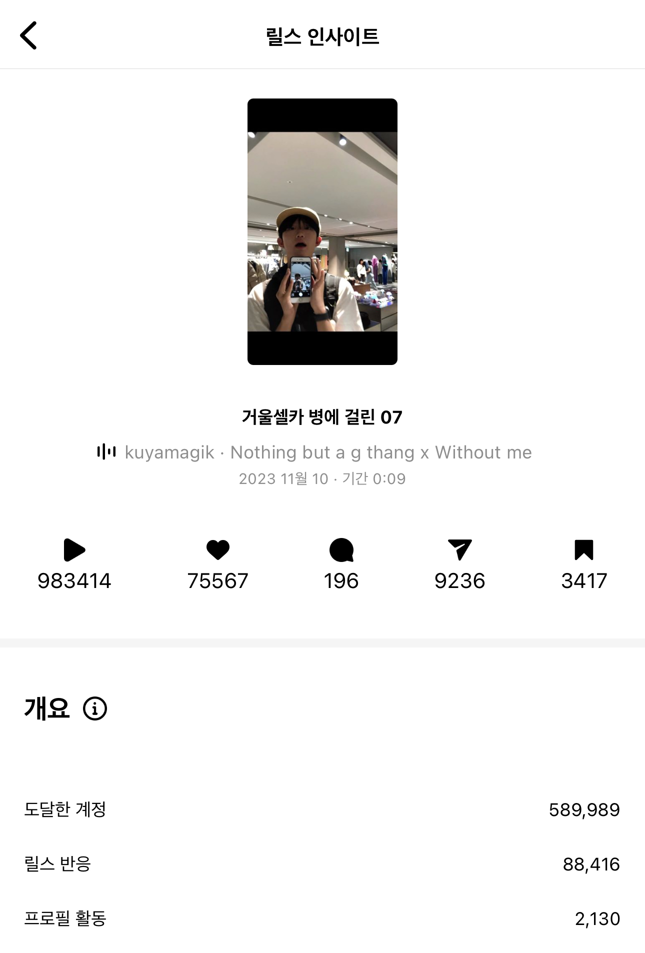2.7만 팔로워를 보유한 나의 패션 아이템의 무드있는 콘텐츠 촬영 서비스 7